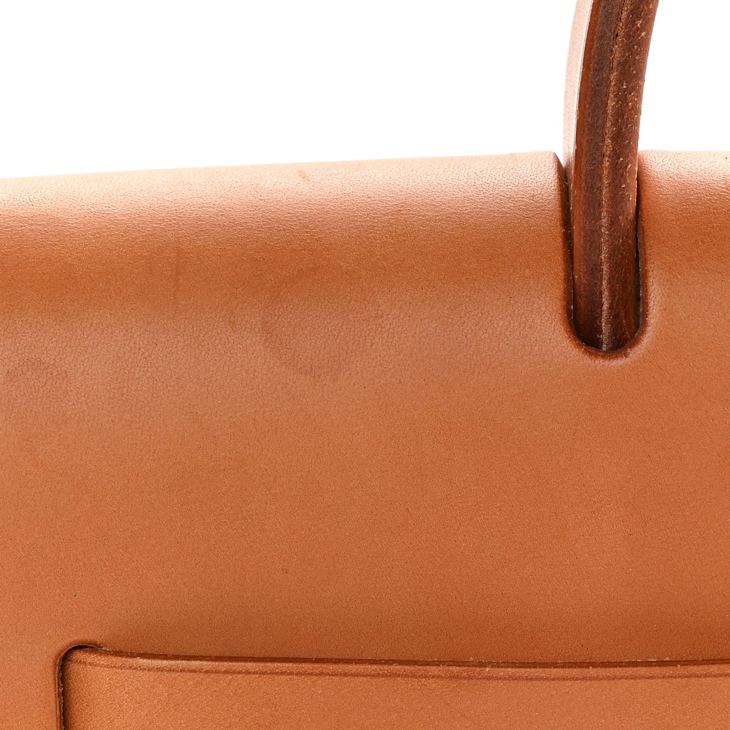 Toile Vache Calfskin Herbag 30 PM Backpack Natural