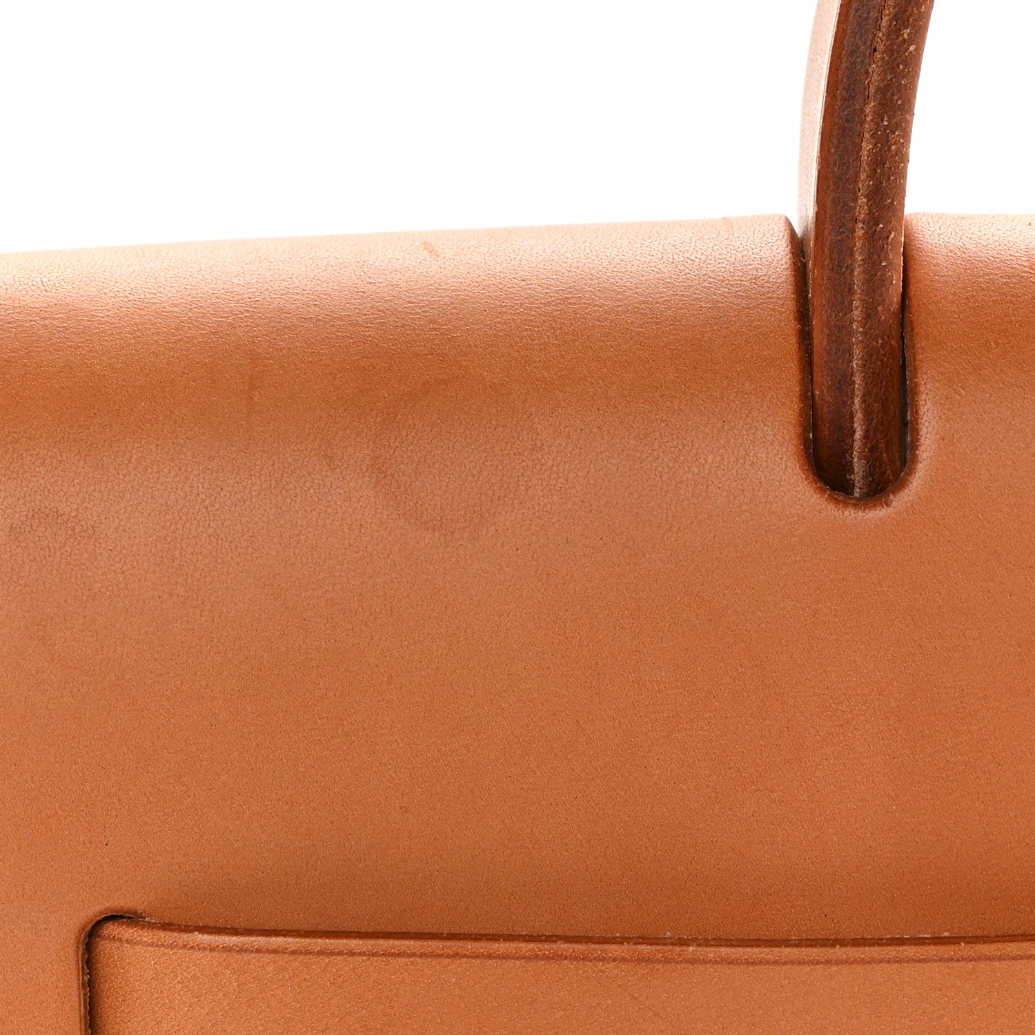 Hermes Toile Vache Calfskin Herbag 30 PM Backpack Natural 12 of 16