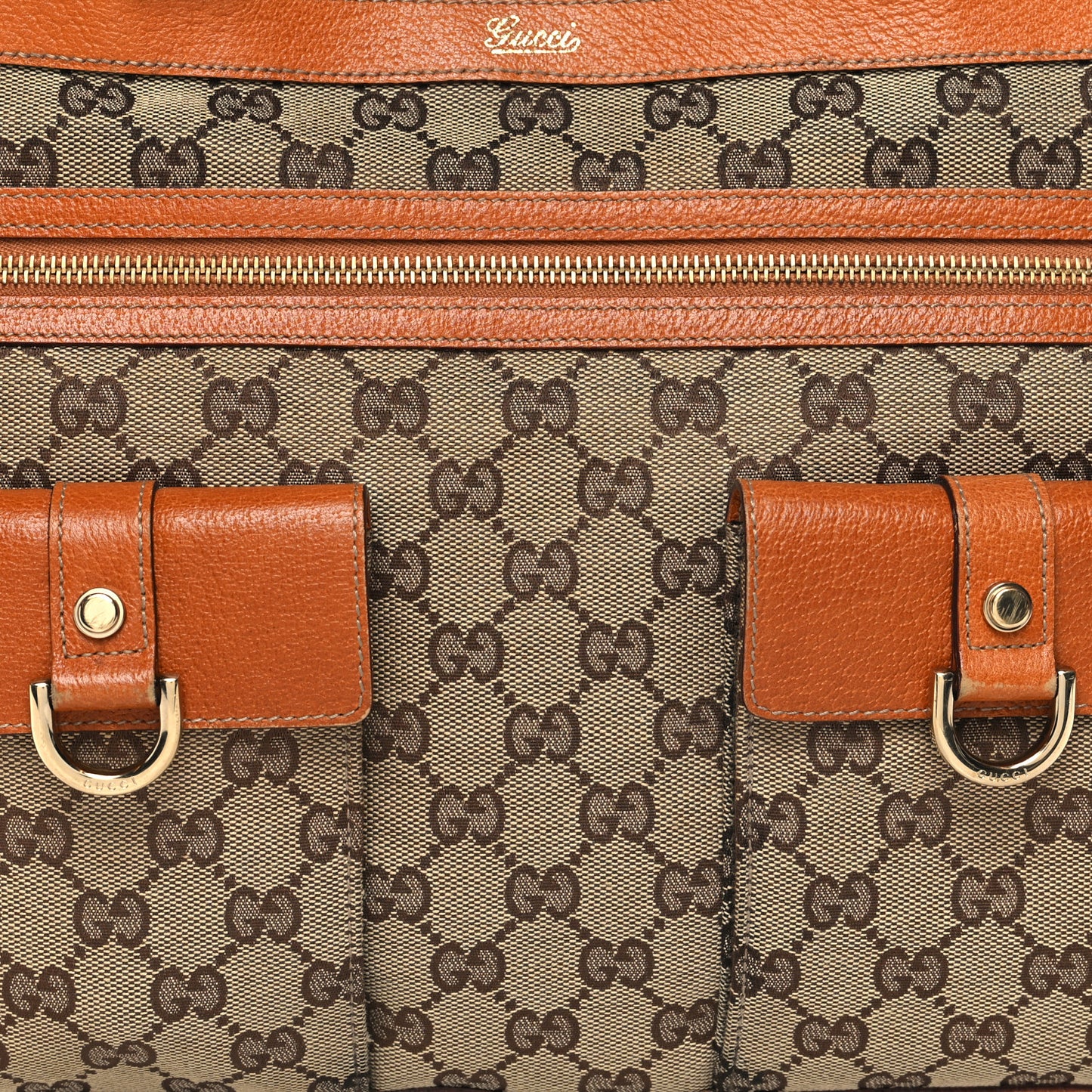 Monogram Abbey D Ring Tote Tan