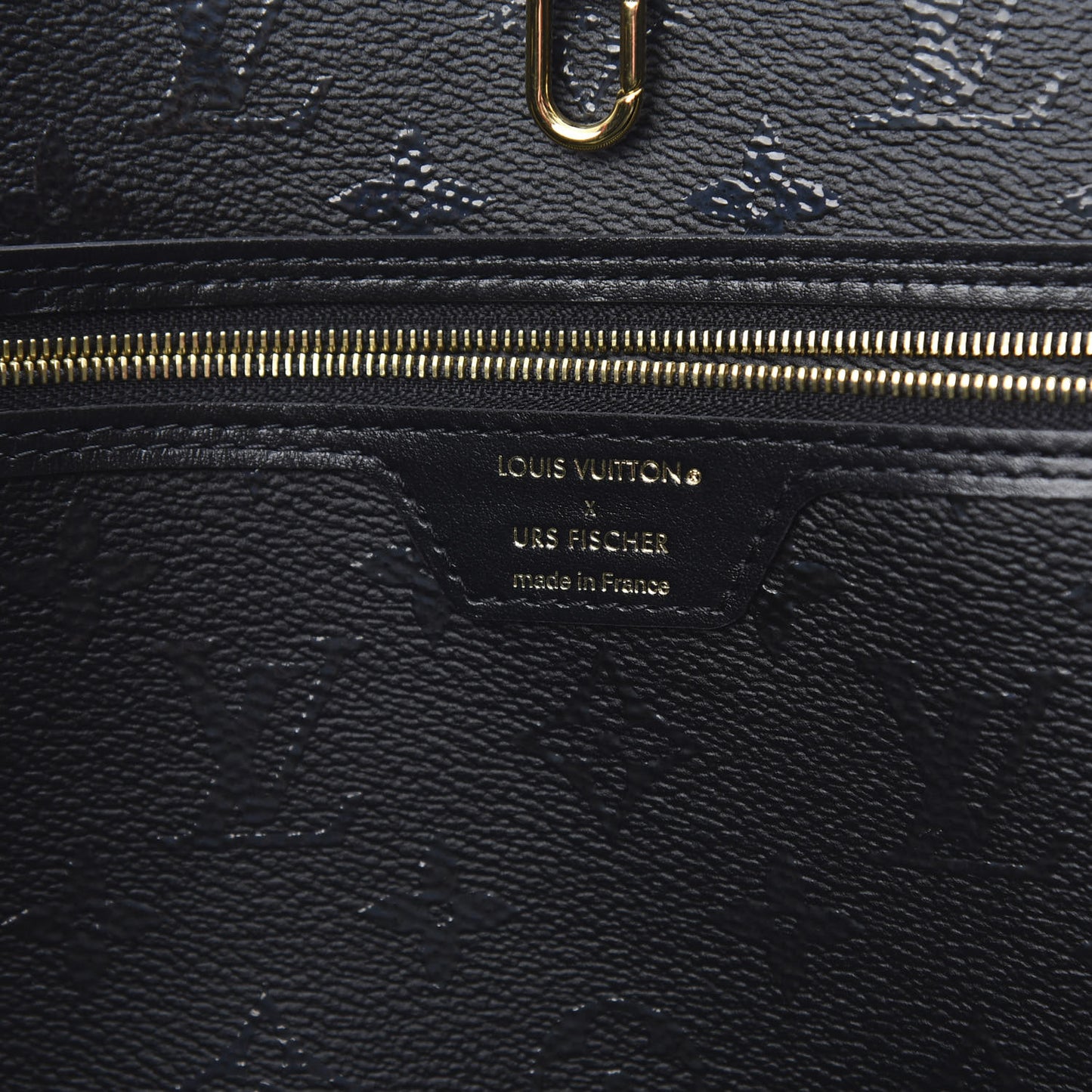 X UF Tufted Monogram Neverfull MM Black Red
