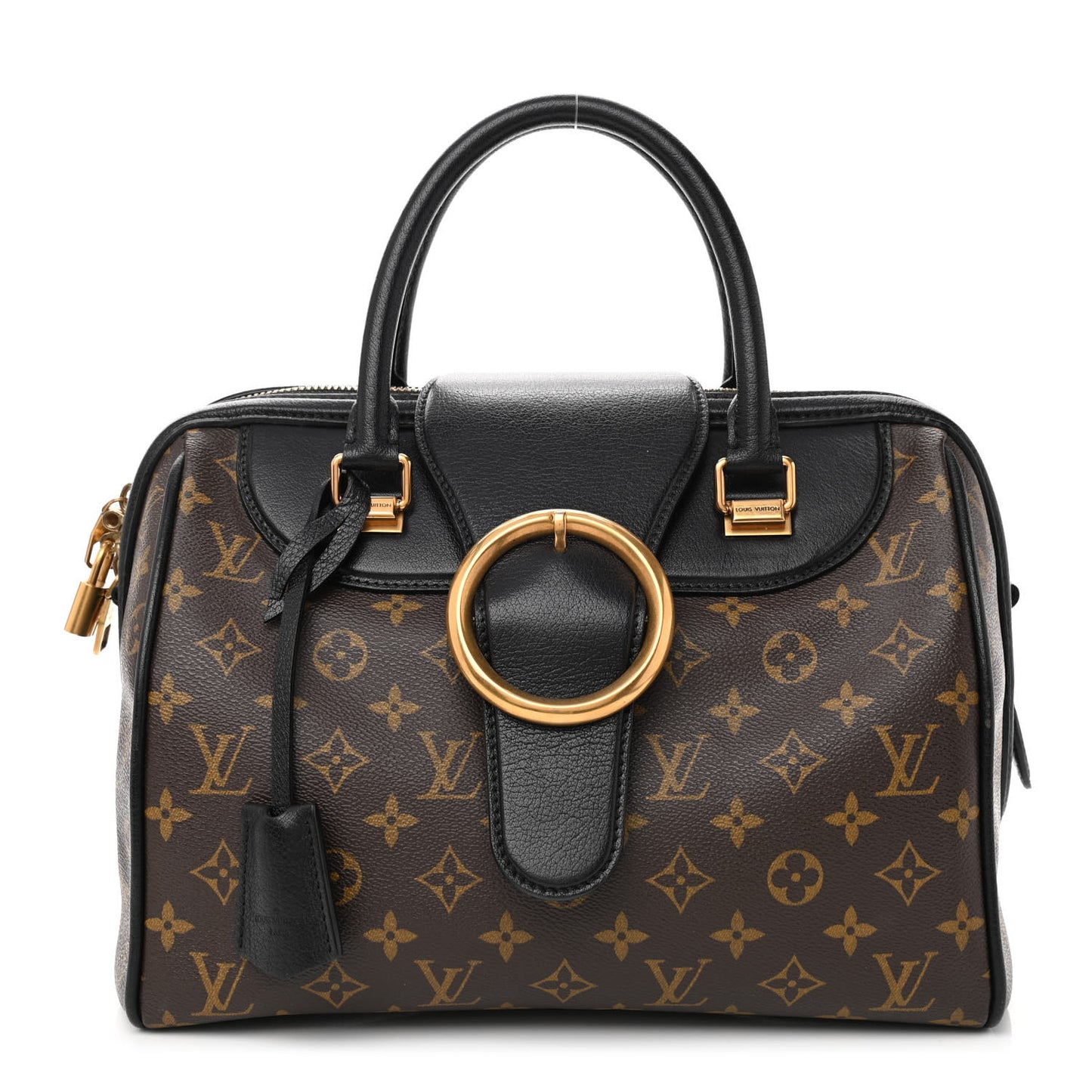 Monogram Golden Arrow Speedy Black