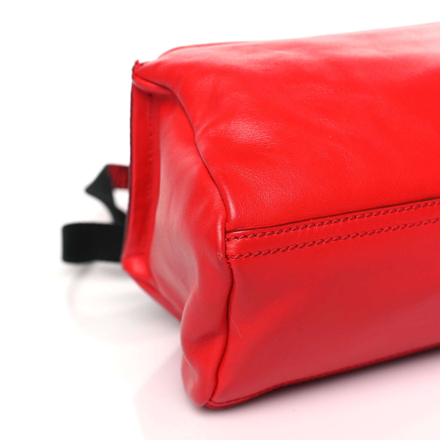 Calfskin Mini Pandora Red Black