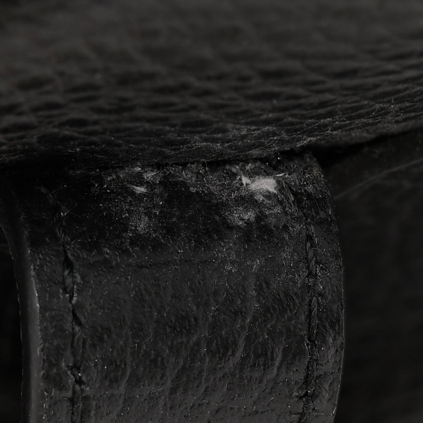 Pebbled Calfskin Soho Chain Backpack Black