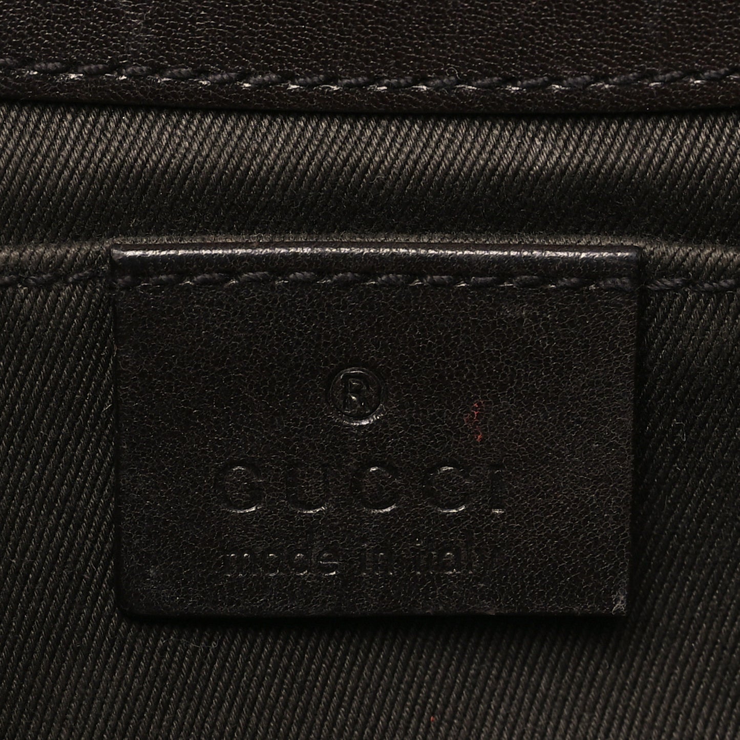 Monogram Studded Small Horsebit Clutch Dark Brown