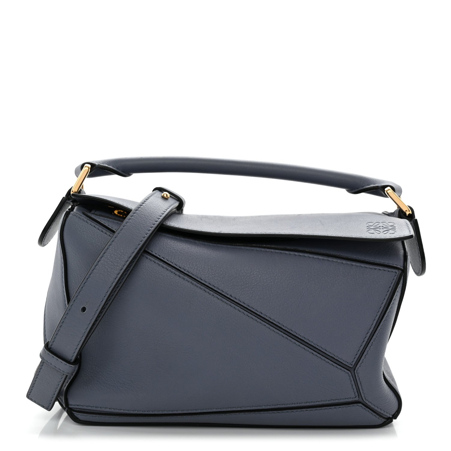 Loewe Calfskin Small Puzzle Bag Atlantic Blue 1887594 – FASHIONPHILE