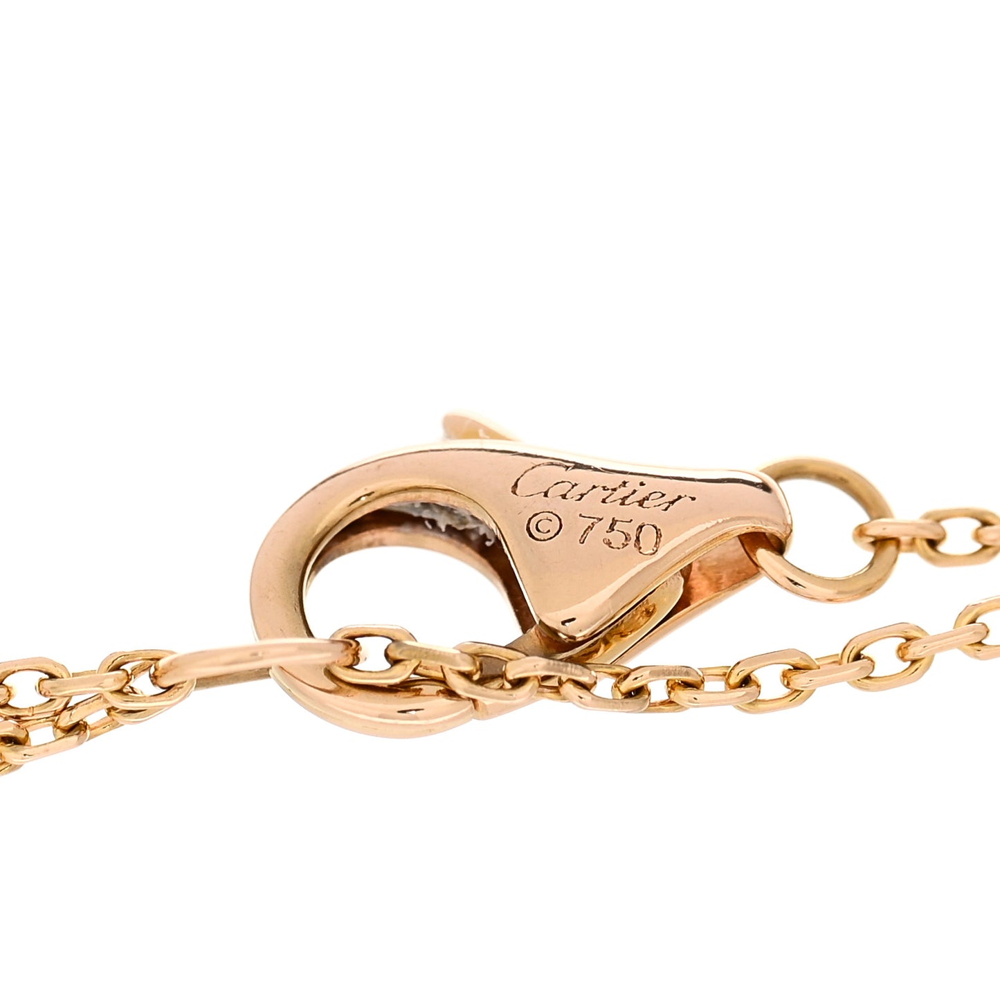 18K Pink Yellow White Gold Trinity Bracelet