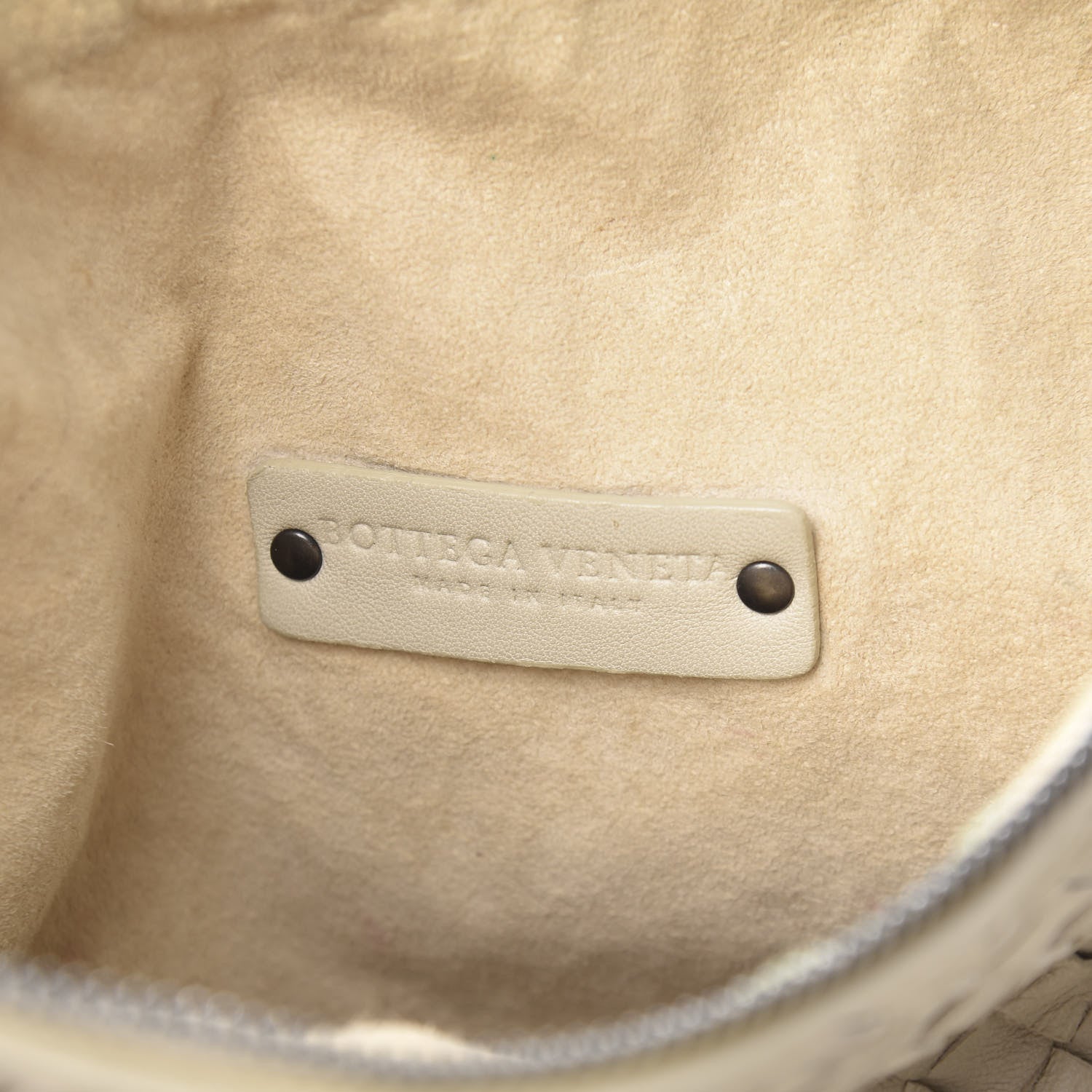 Bottega Veneta Nappa Intrecciato Small Shoulder Bag Cream 6 of 15