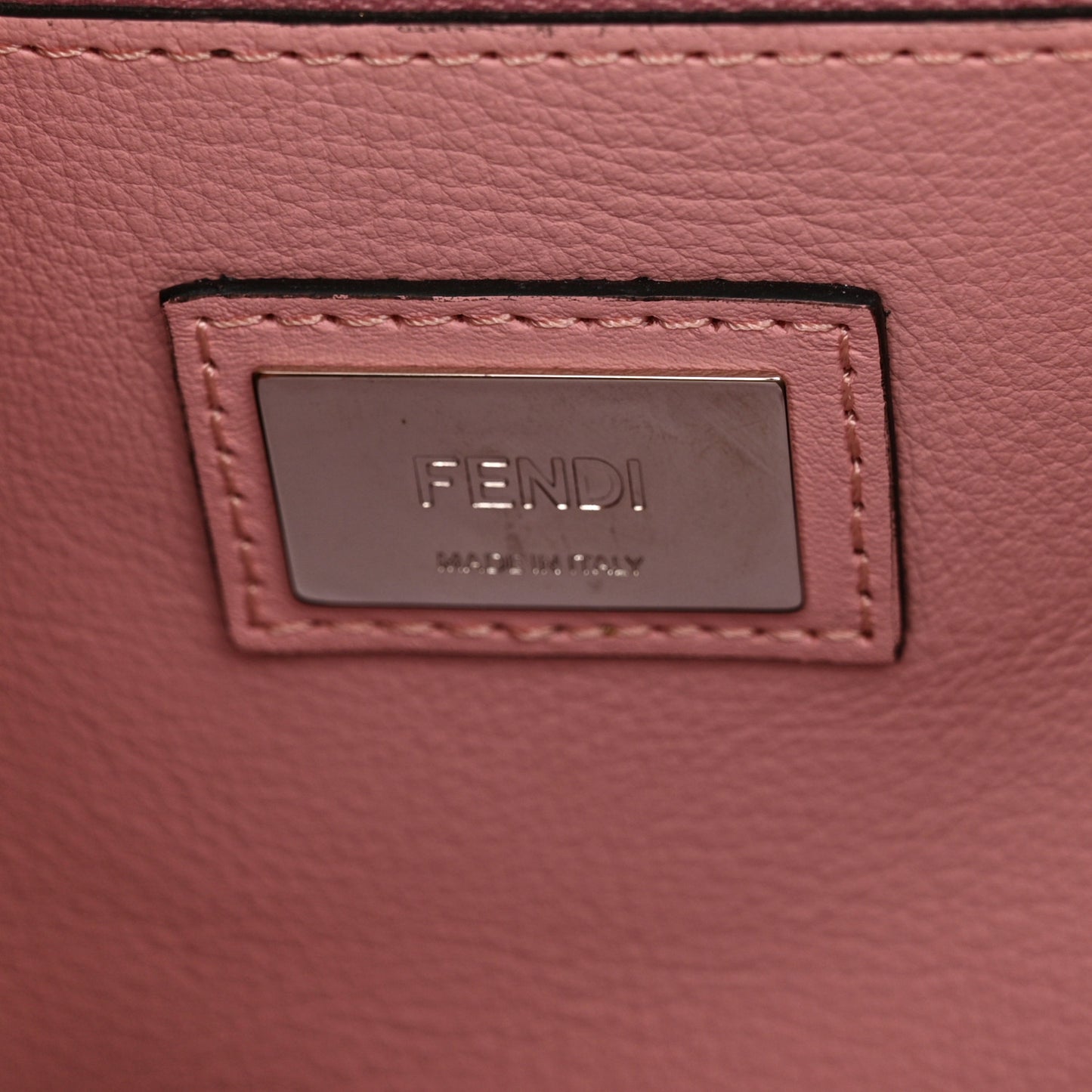 Vitello Seta Lace Up Medium Peekaboo Iconic Satchel Bubblegum