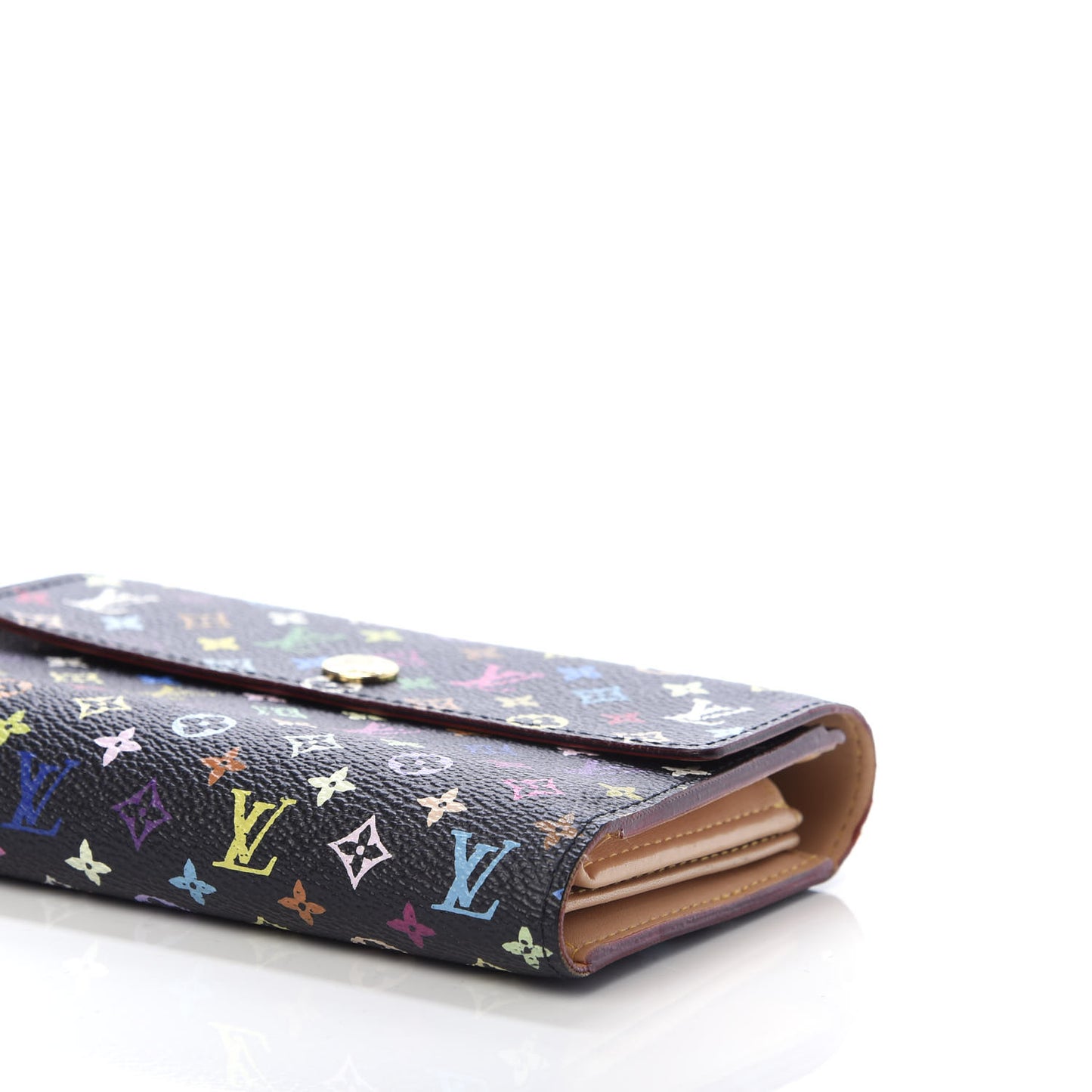 Monogram Multicolor Alexandra Wallet Black