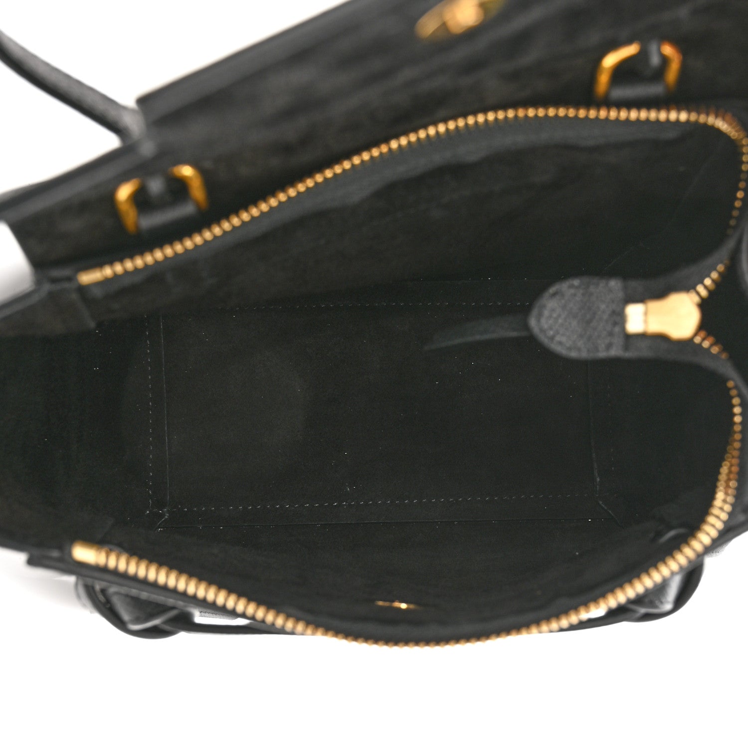 Celine Grained Calfskin Nano Belt Bag Black 5 of 14
