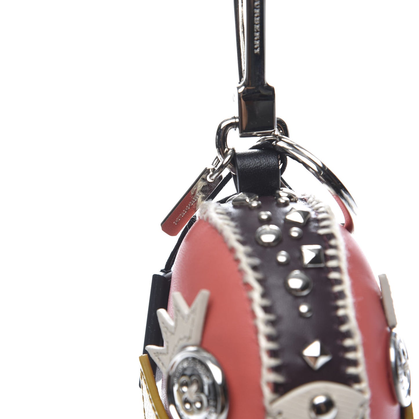 Calfskin Studded Mabel Derek The Bird Bag Charm Deep Clare Multicolor