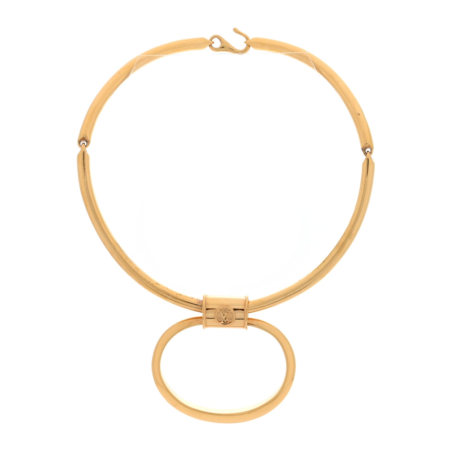 Metal Pure Choker Necklace Gold