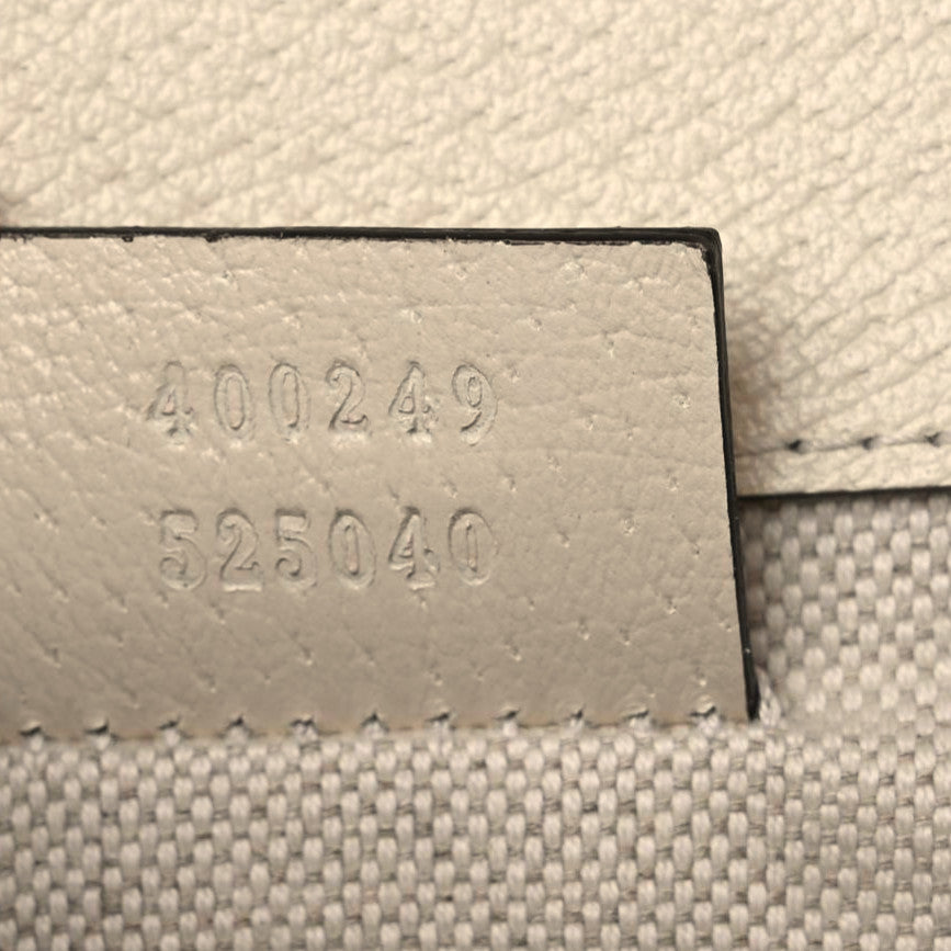 Textured Calfskin Crystal Small Dionysus Shoulder Bag Mystic White