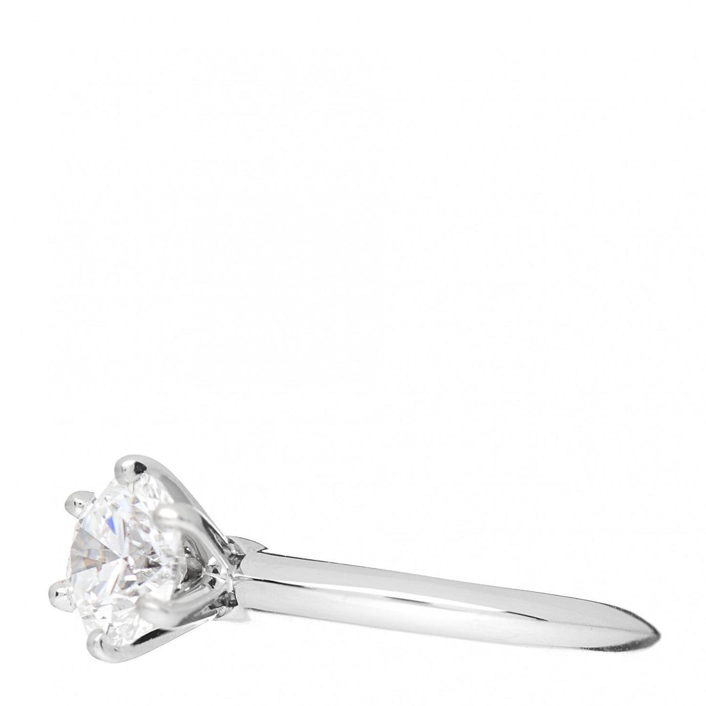 Platinum Diamond 1.06ct Solitaire Engagement Ring 47 4