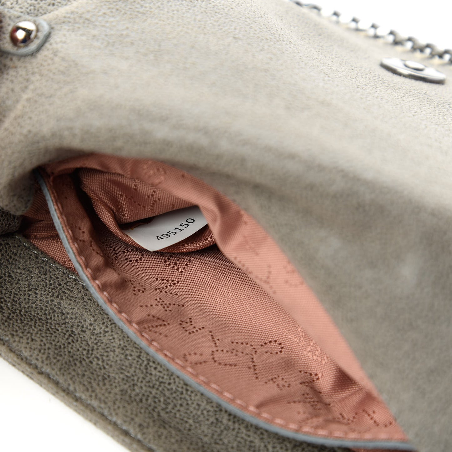 Shaggy Deer Falabella Crossbody Bag Light Grey