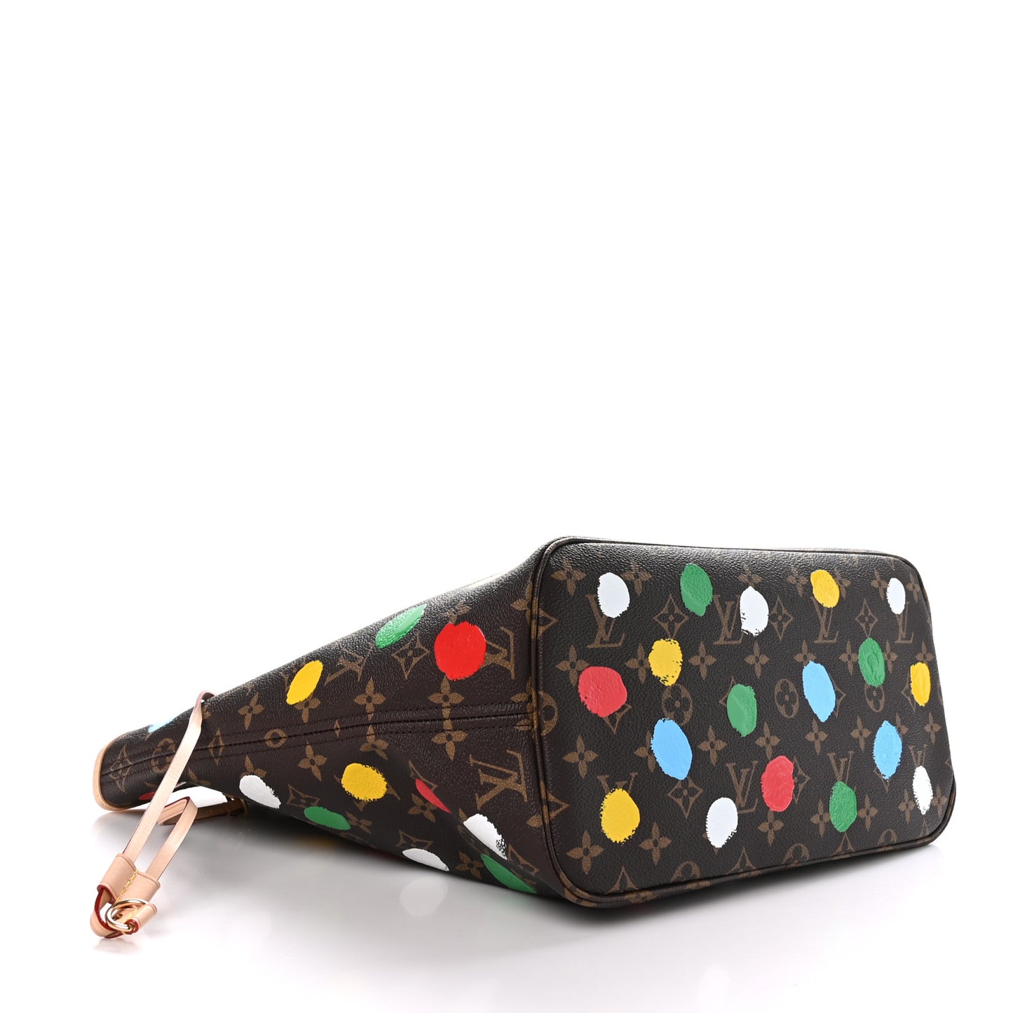 LV X YK Monogram Dots Neverfull MM