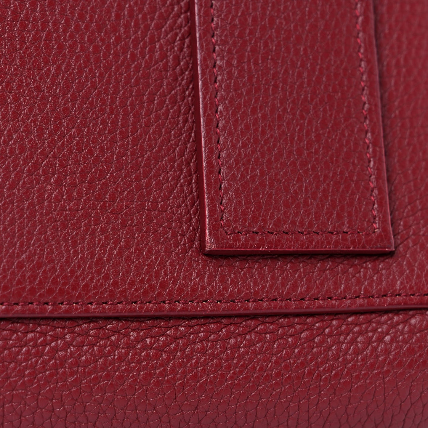 Grained Calfskin Small Supple Sac De Jour Dark Pallisandre