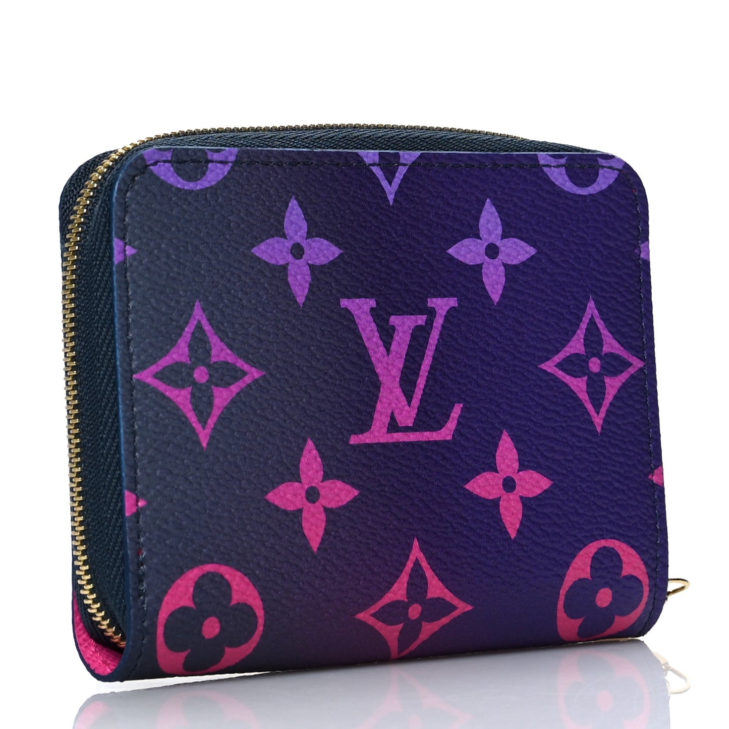 Monogram Giant Spring In The City Zippy Coin Purse Midnight Fuchsia