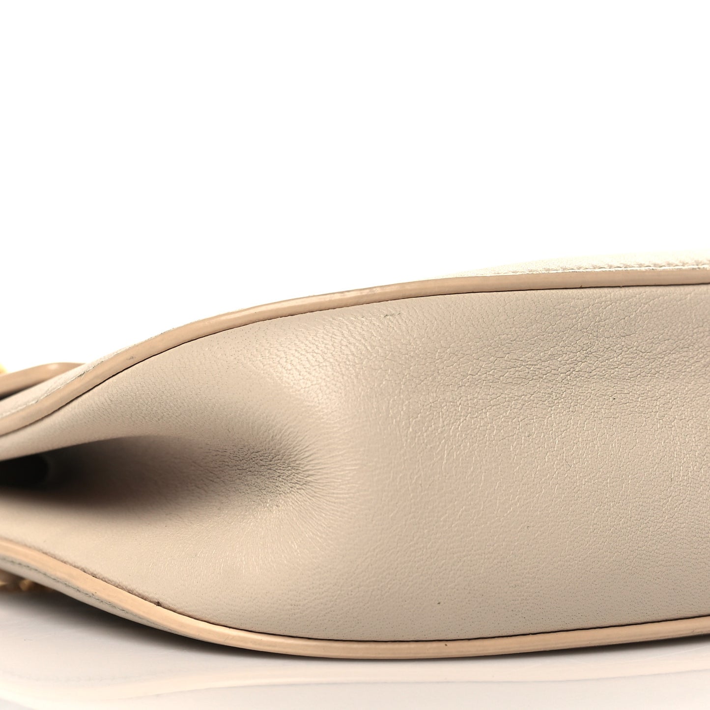 Calfskin Embossed Small Drew Shoulder Bag Abstract White