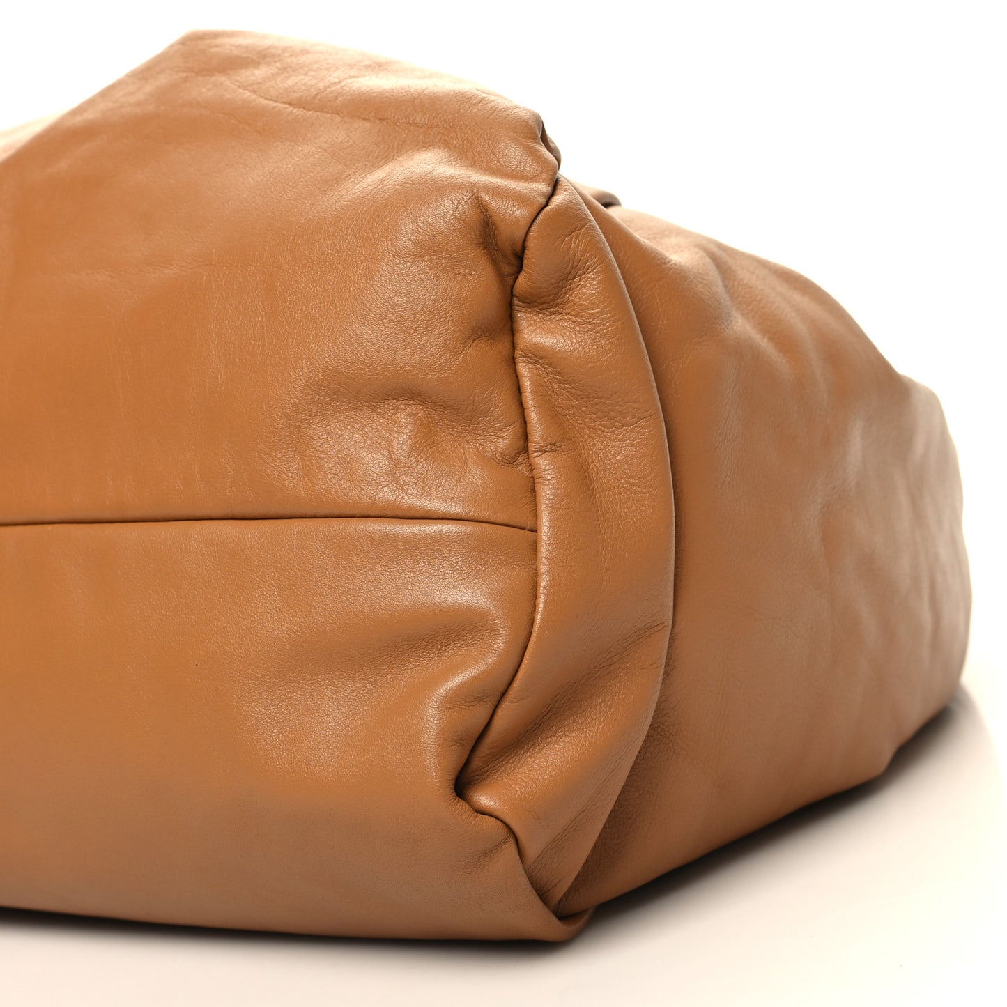 Smooth Butter Calfskin Large The Shoulder Pouch Cammello