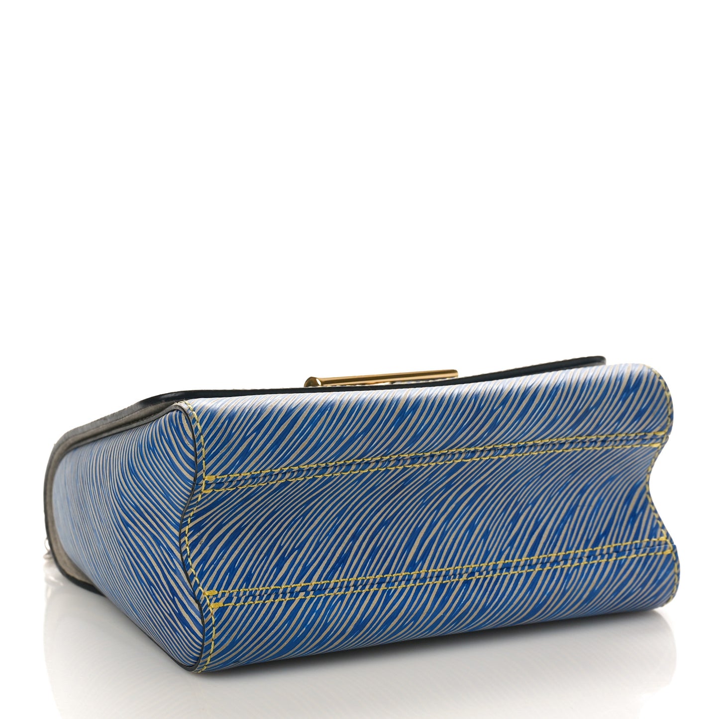 Epi Twist Shoulder Bag MM Denim Light