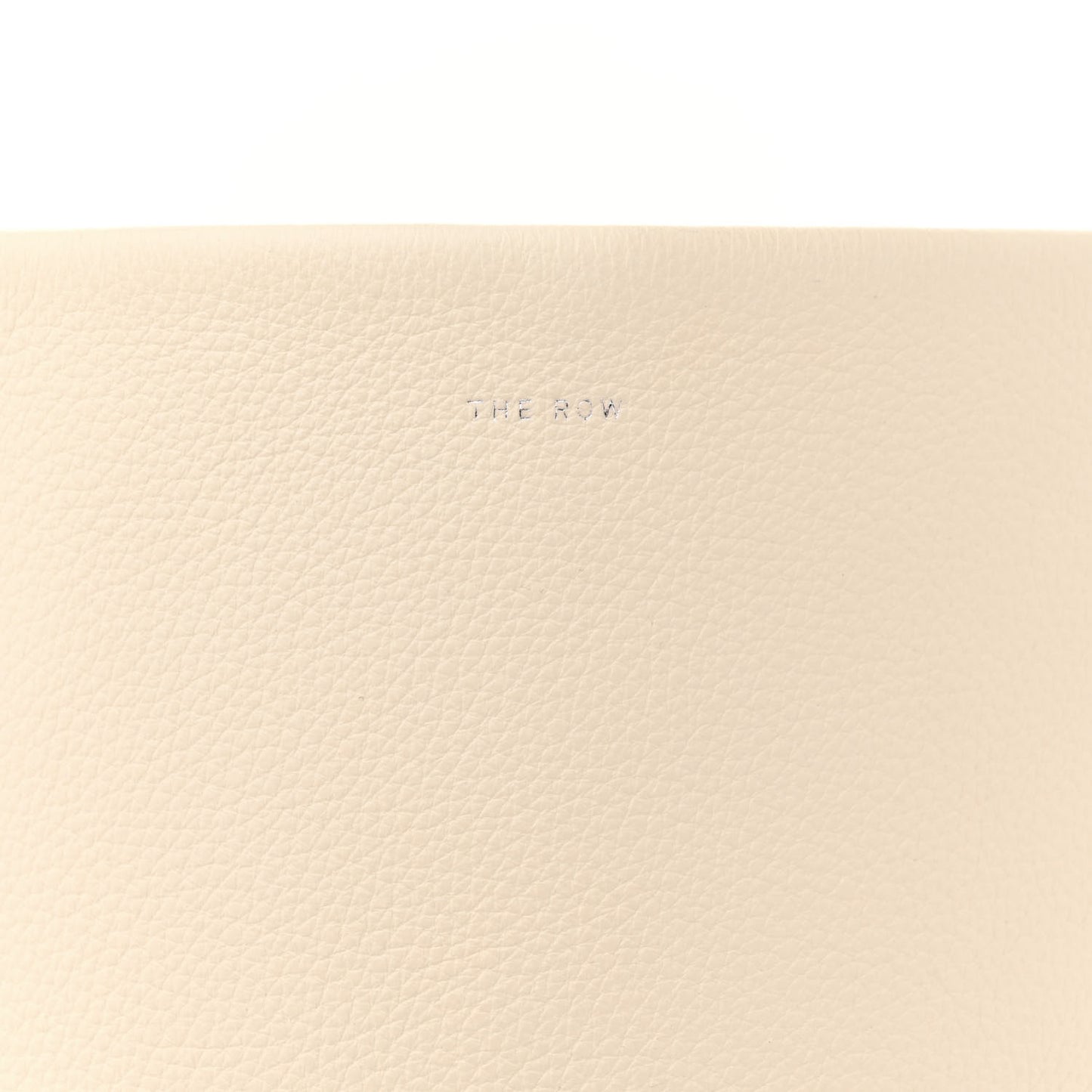 Grained Calfskin Medium N/S Park Tote Ivory