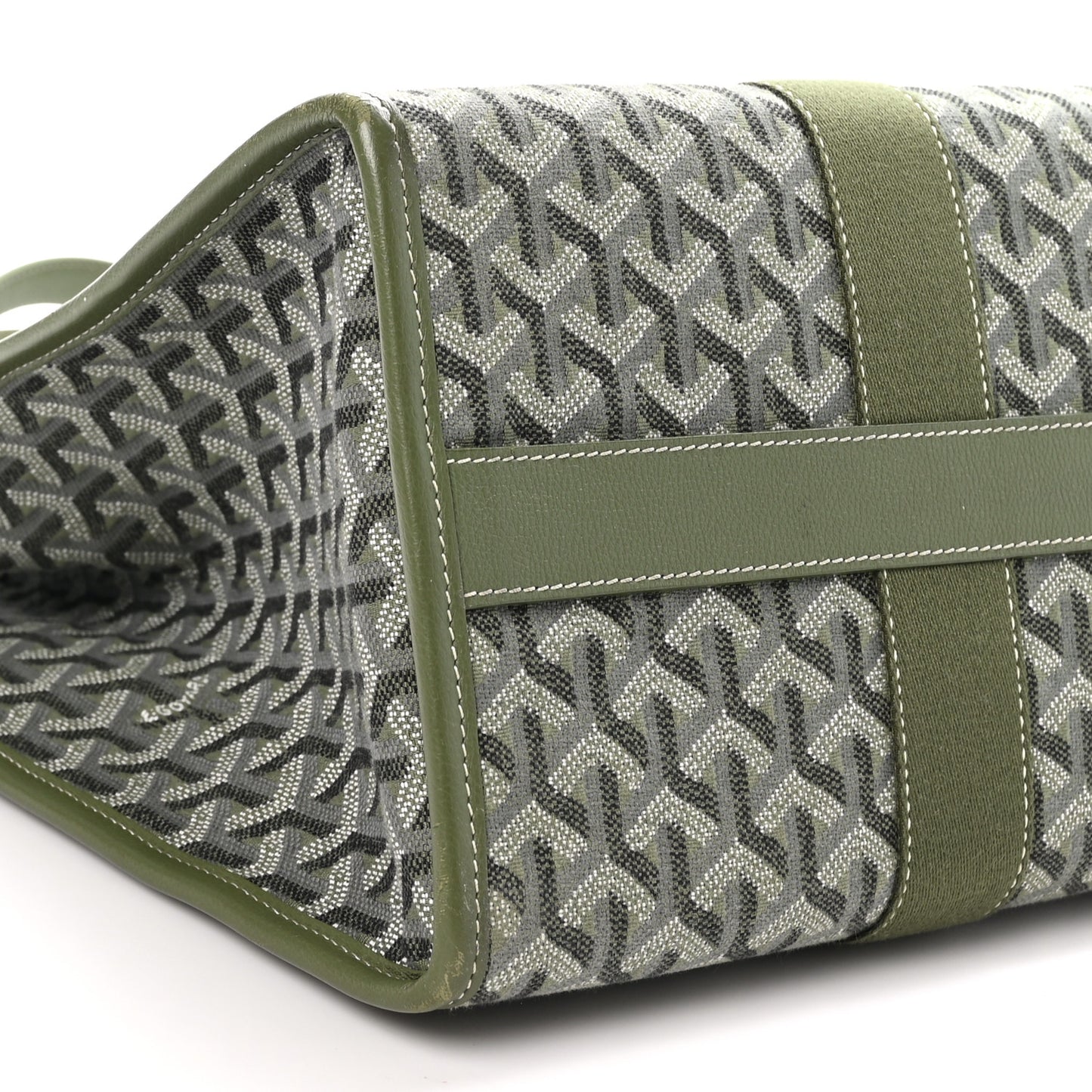Goyardine Villette MM Tote Khaki
