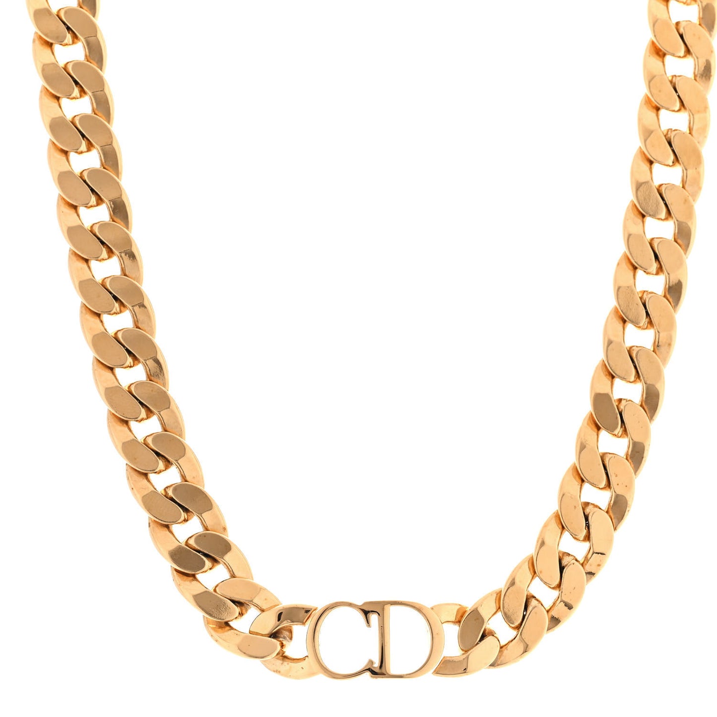 Metal Danseuse Etoile Chain Choker Necklace Gold