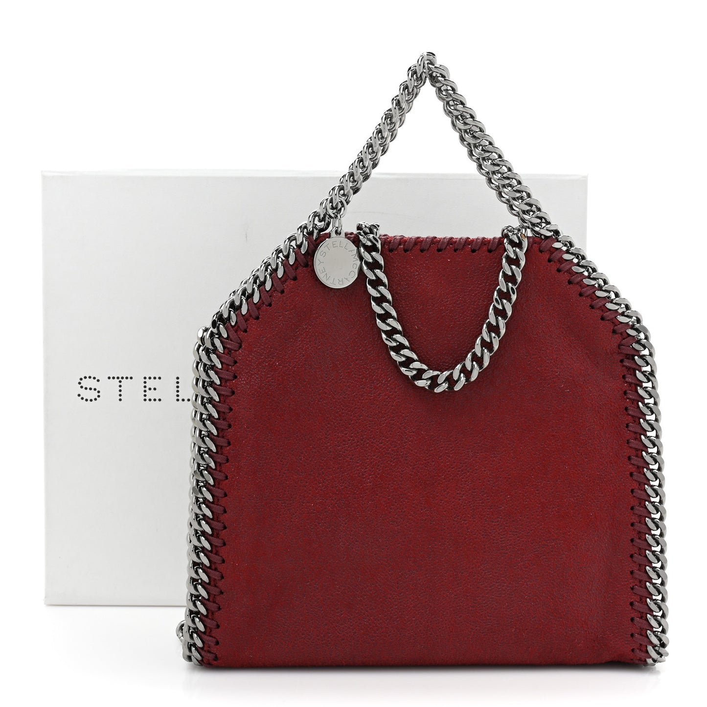 Shaggy Deer Tiny Falabella Tote Ruby