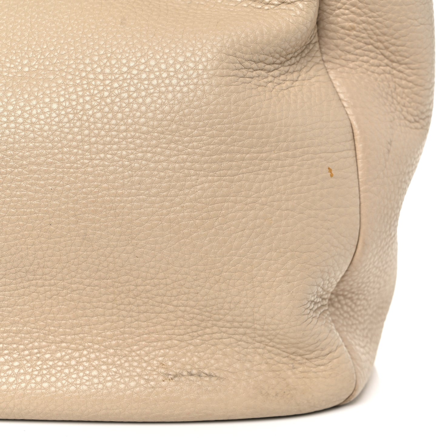 Vitello Daino Side Pocket Hobo Sabbia