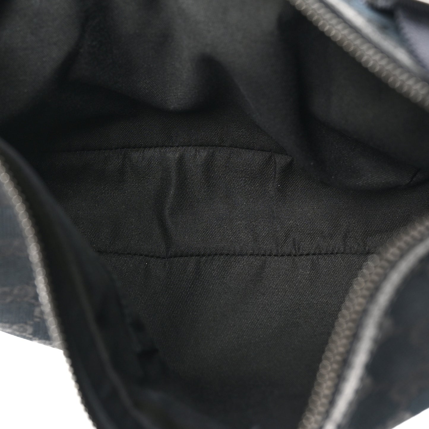 Monogram Medium Half Moon Hobo Black