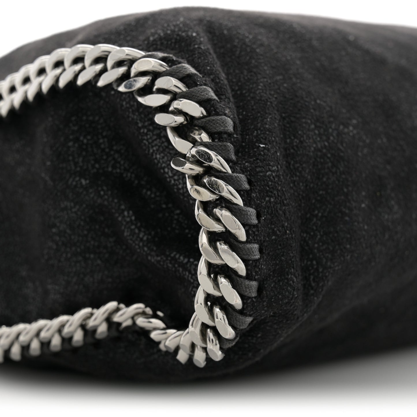Shaggy Deer Falabella Fold Over Tote Black