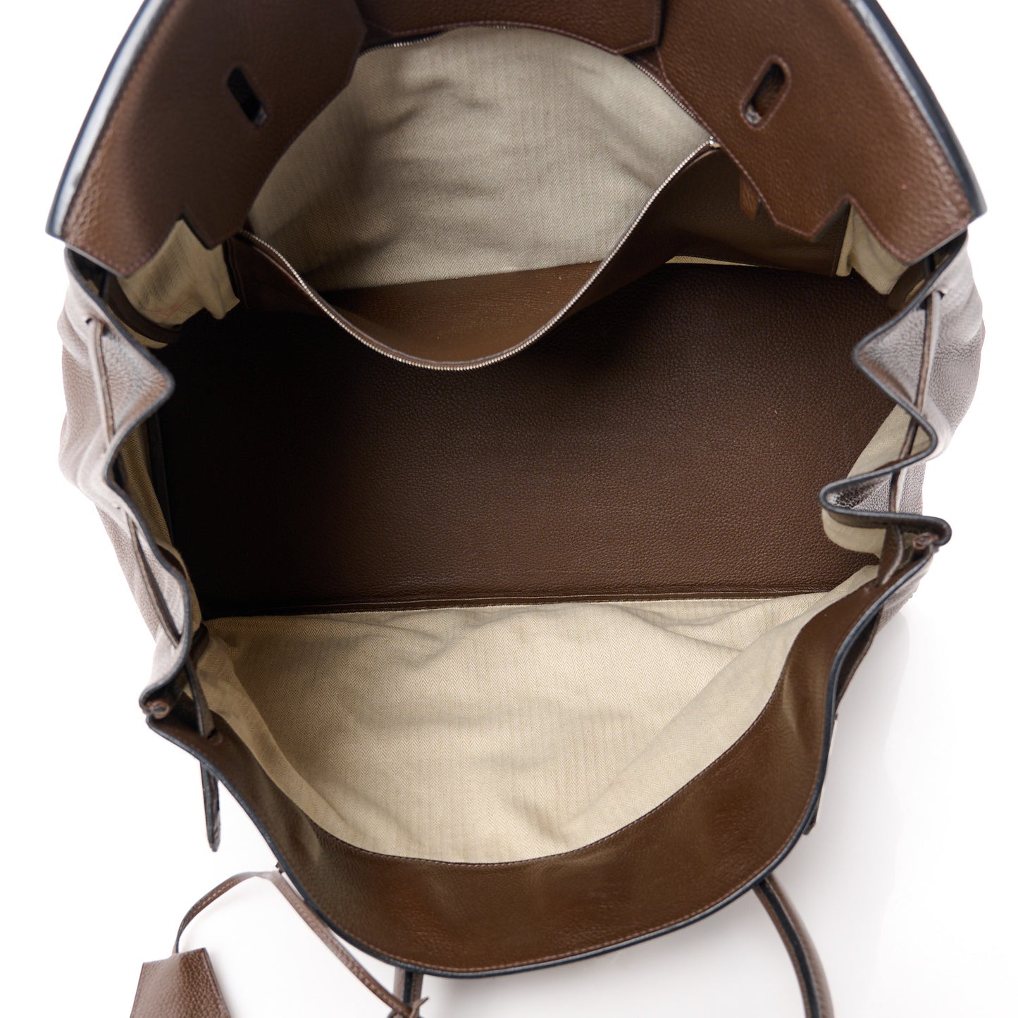 Taurillon Clemence Birkin Voyage 50 Cafe