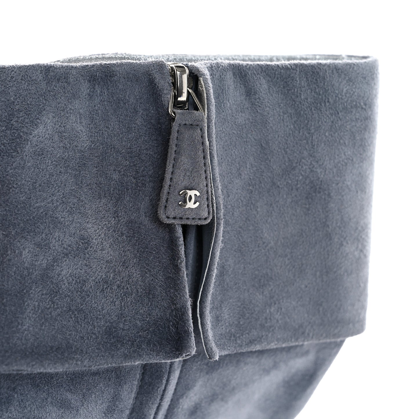 Suede High Boots 40 Grey