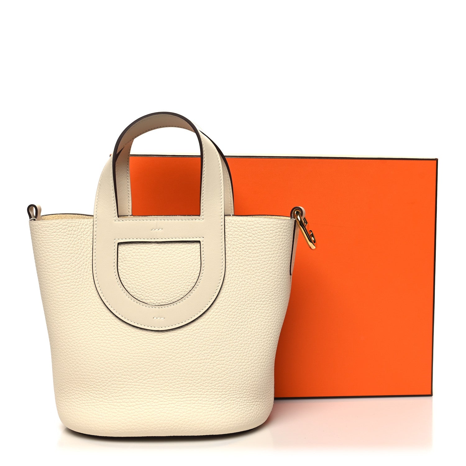 Hermes Taurillon Clemence Swift In-The-Loop 18 Bag Nata 11 of 11