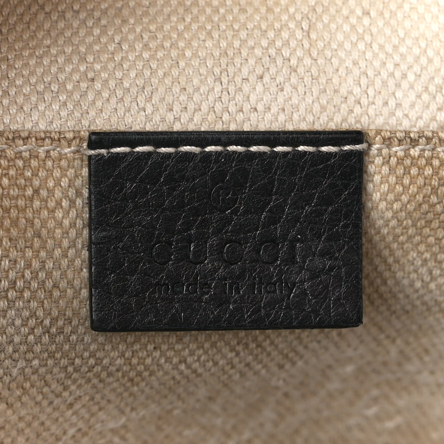 Pebbled Calfskin Small Soho Disco Bag Black