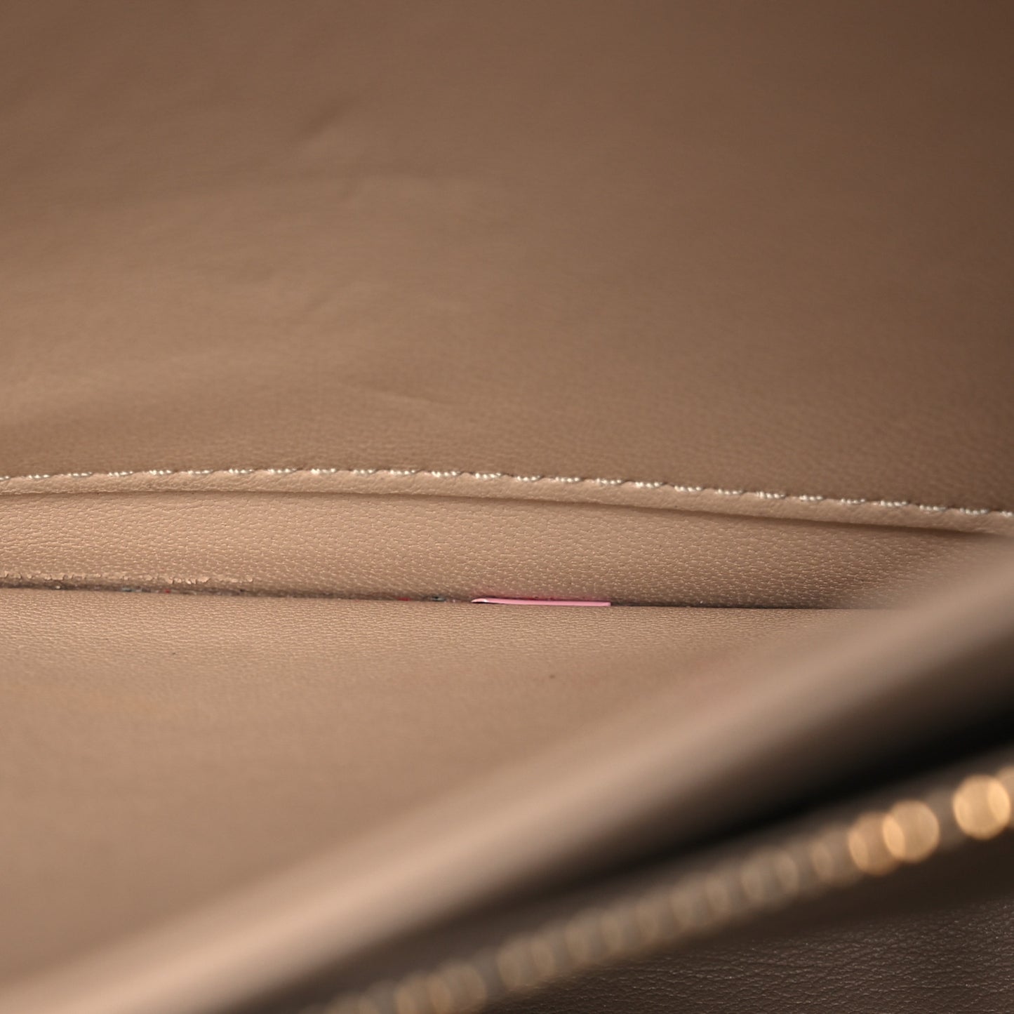 Shiny Calfskin Medium Triomphe Nude