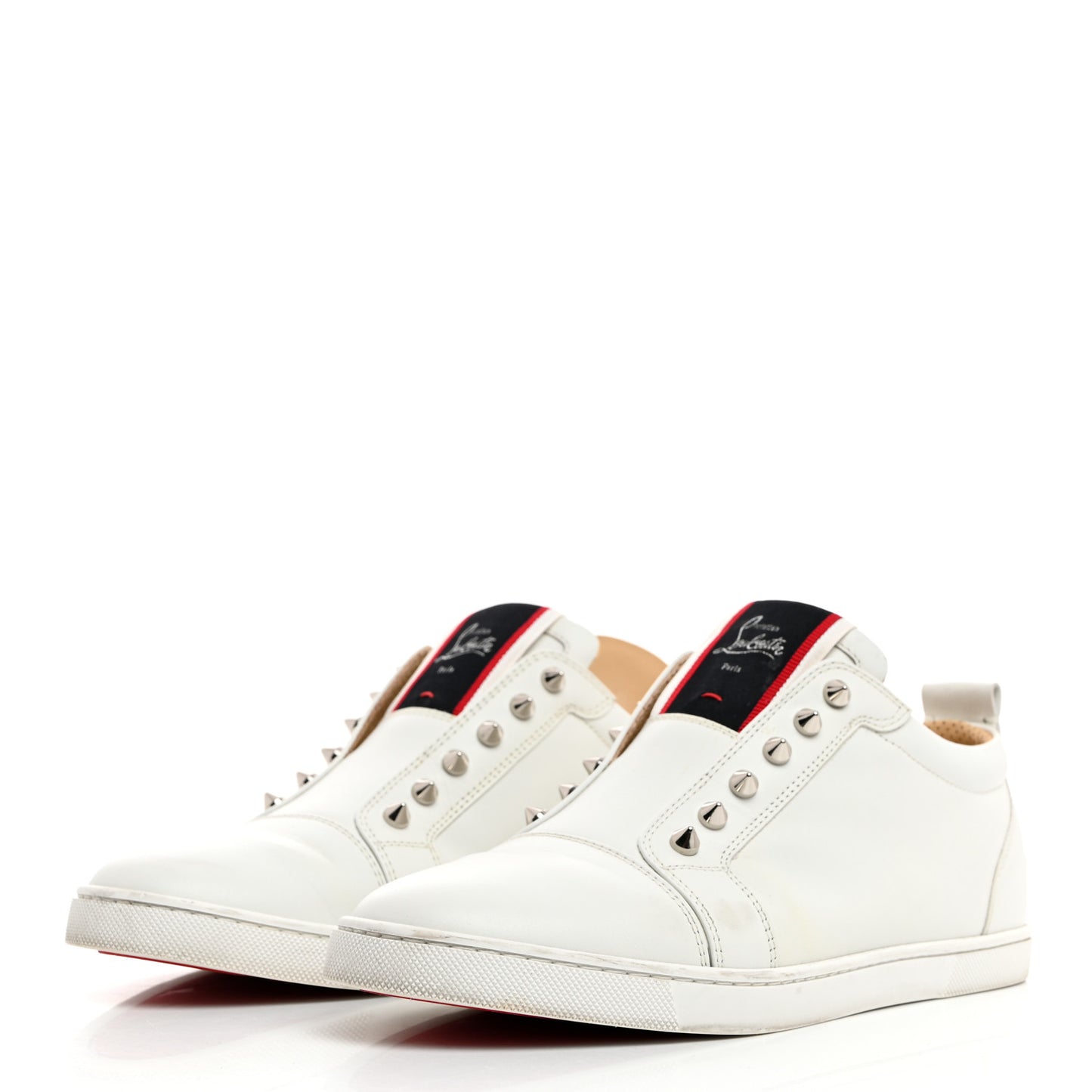 Calfskin Womens F.A.V Fique A Vontade Flat Sneakers 41 White
