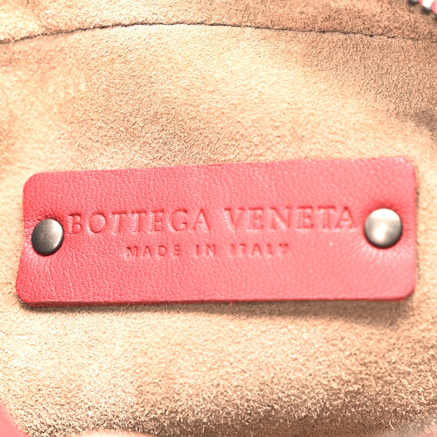 Nappa Intrecciato Belt Bag Bright Red
