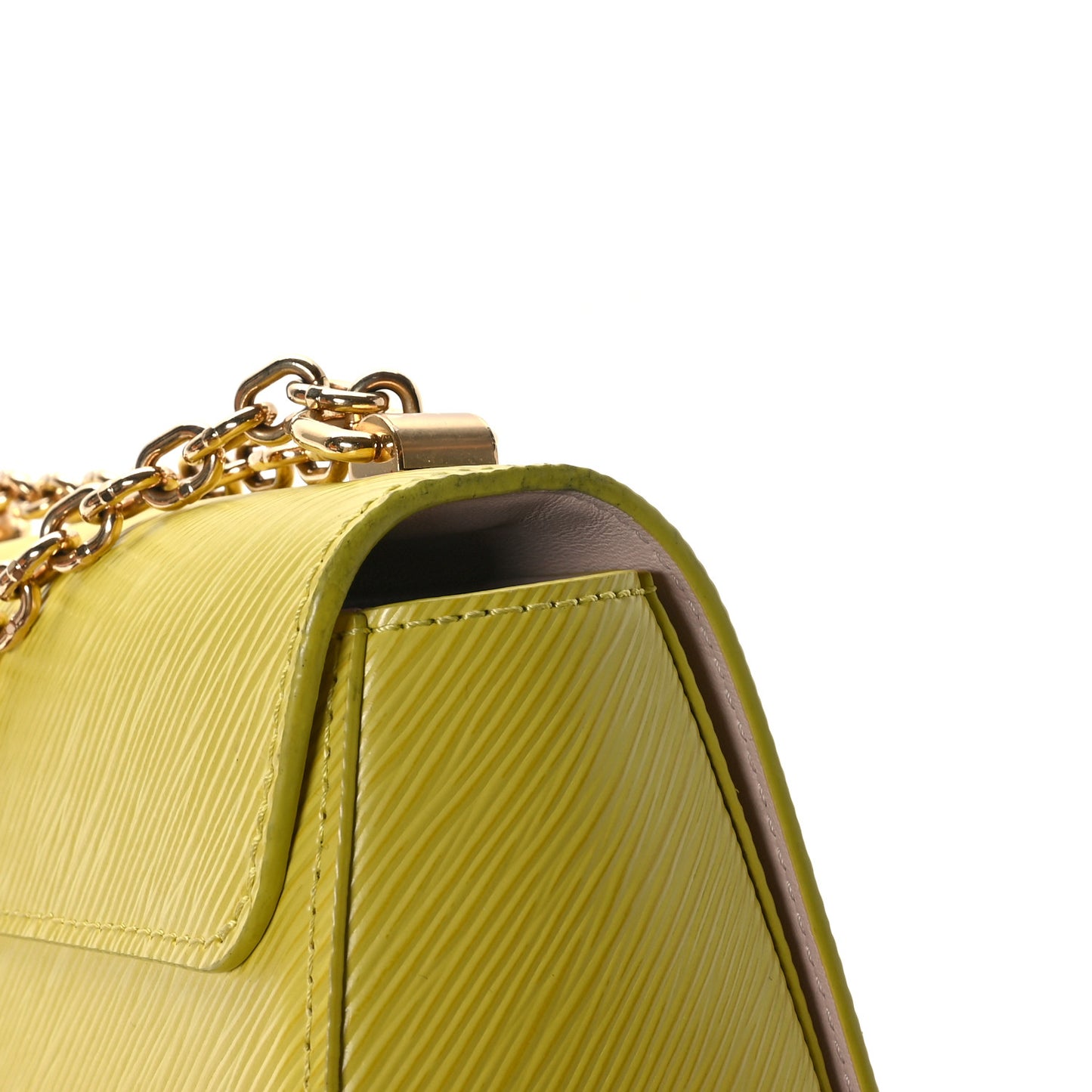 Epi Twist Shoulder Bag PM Citron Yellow