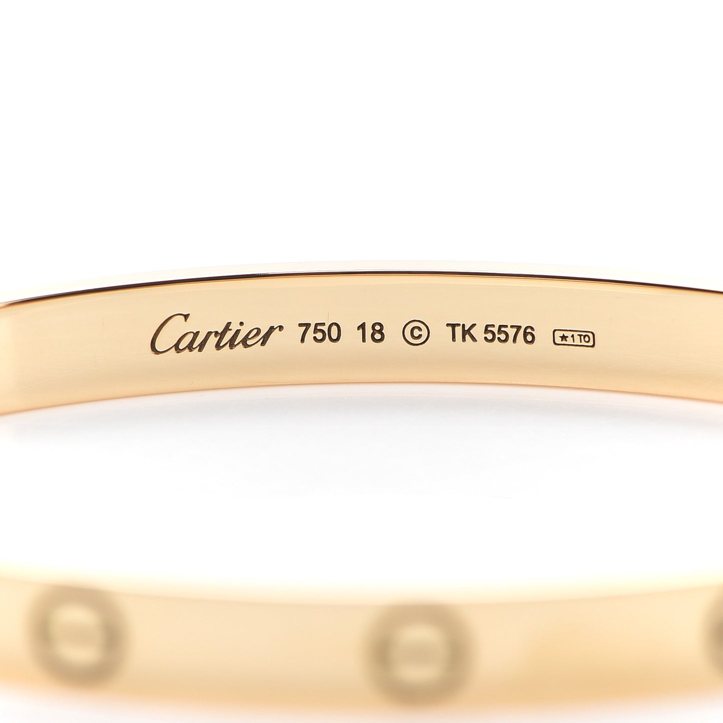 18K Yellow Gold LOVE Bracelet 18