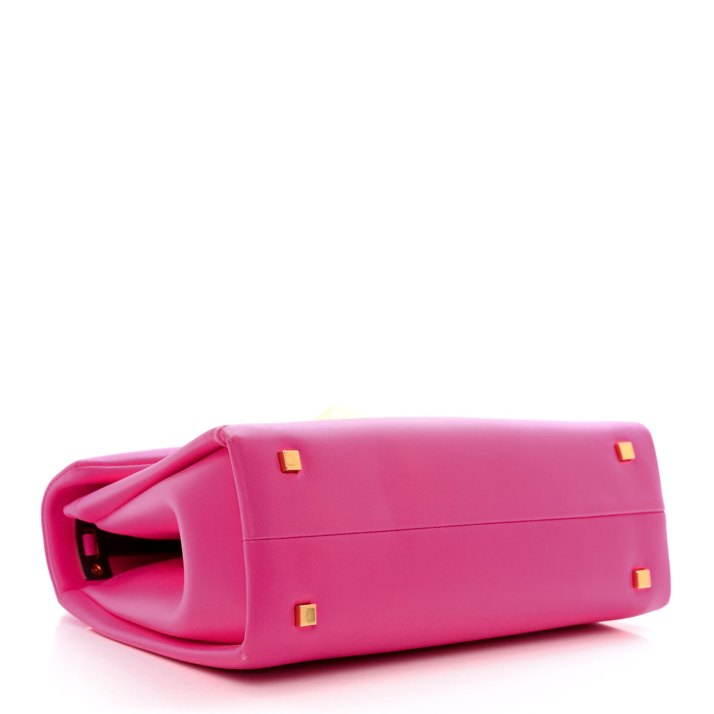 Nappa Small One Stud Top Handle Bag Pink PP