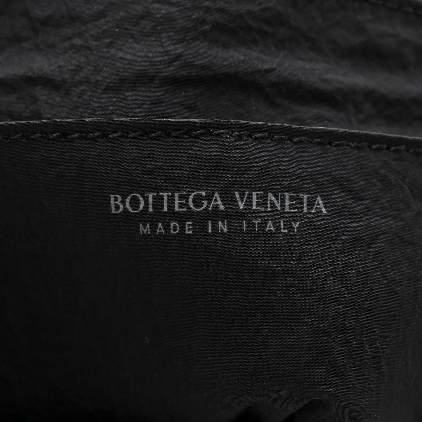 Paper Calfskin Intrecciato Cassette Belt Bag Black