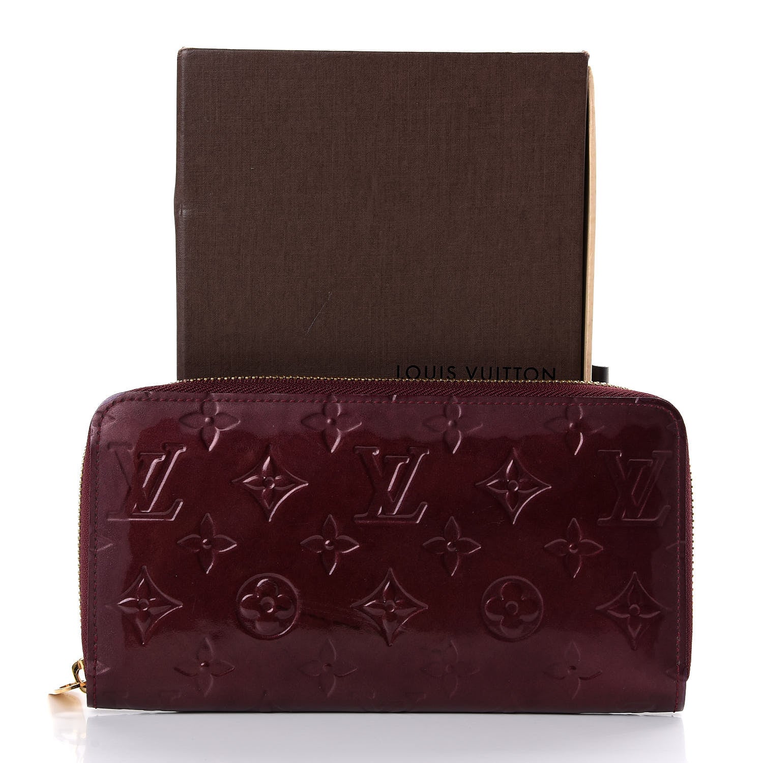 Louis Vuitton Vernis Zippy Wallet Rouge Fauviste 8 of 8
