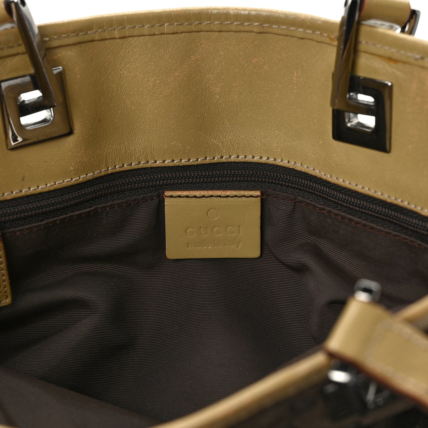 Monogram Bucket Tote Brown