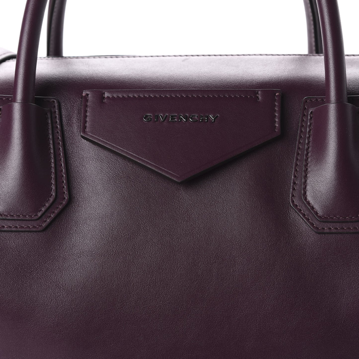 Smooth Calfskin Medium Soft Antigona Aubergine