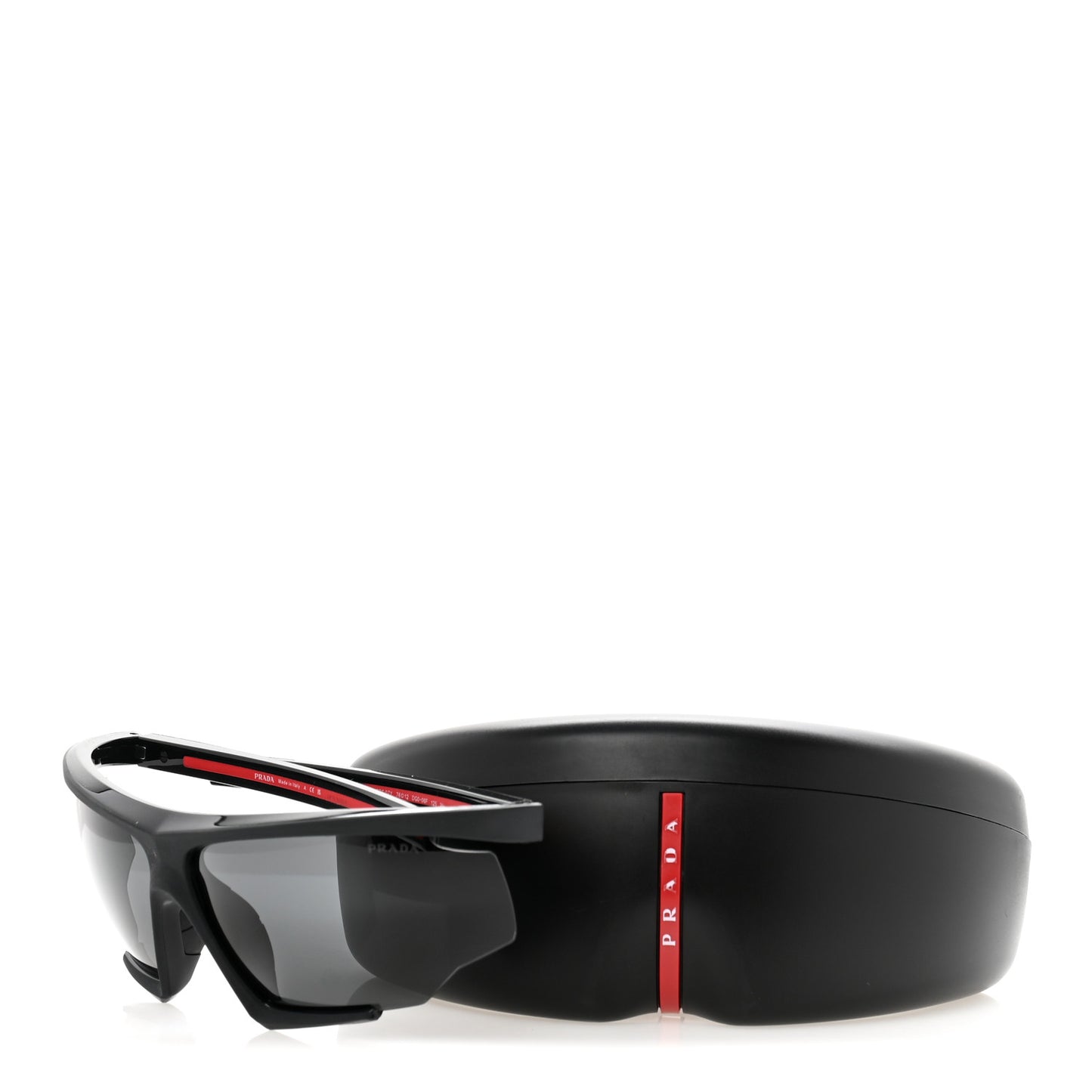 Metal Rubber Linea Rossa Sport Sunglasses SPS 07Y Black