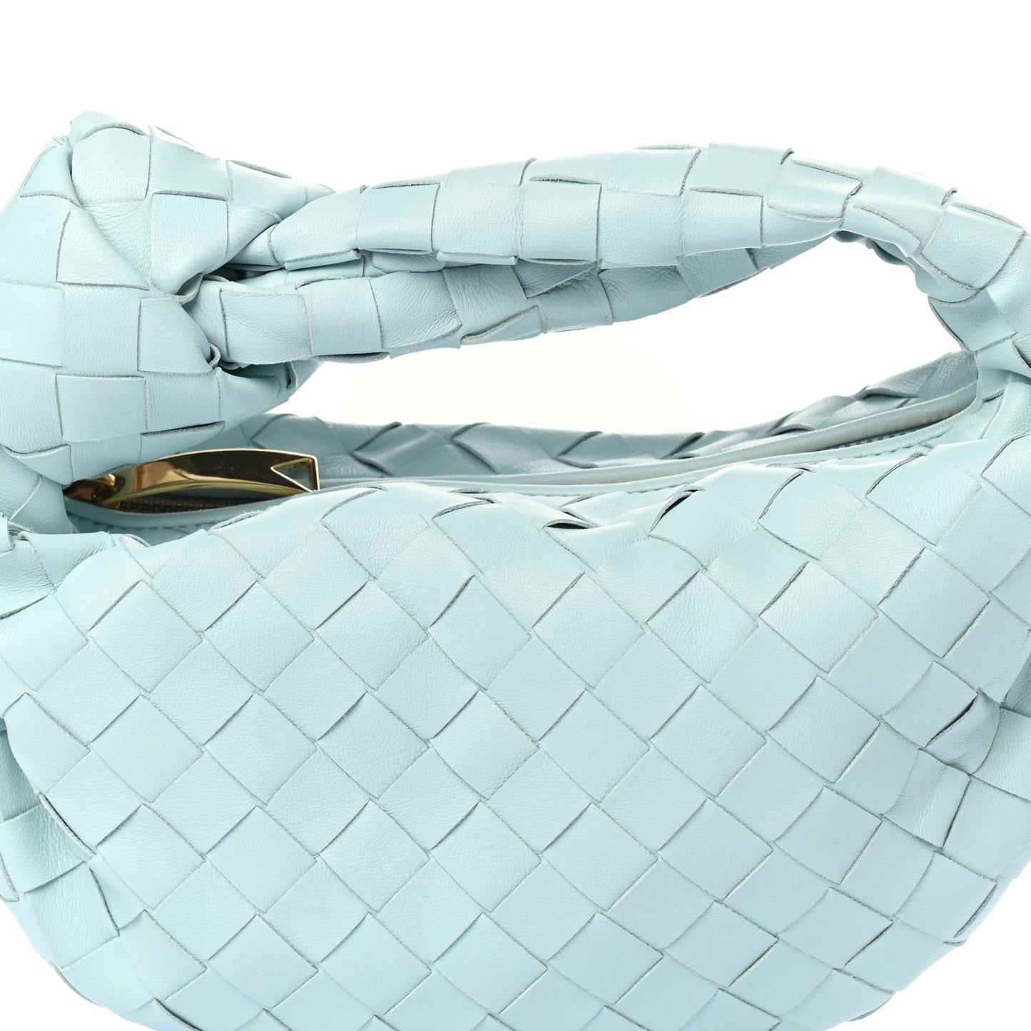 Nappa Intrecciato Mini Jodie Teal Washed