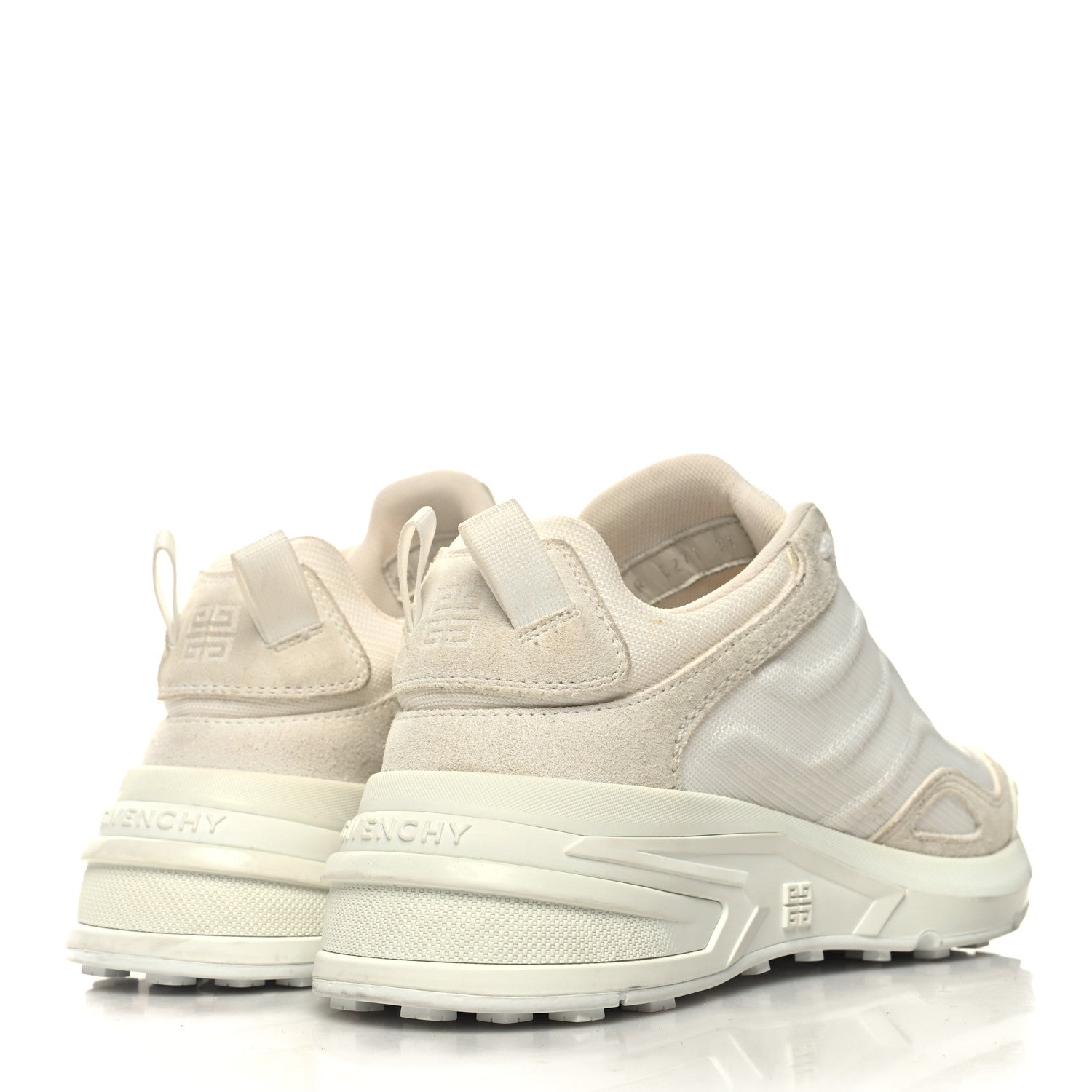 Givenchy Technical Canvas Suede Giv 1 Light Runner Sneakers 37 White 4 of 11