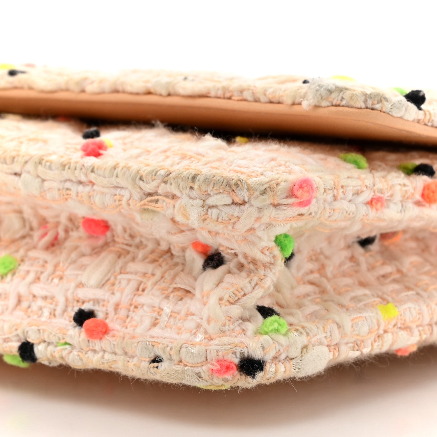 Chanel Candy Cotton Tweed & Beach Ball Wallet On Chain WOC Multicolor 10 of 14